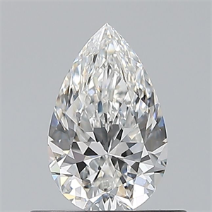 Foto Diamante Natural 0.51 quilates, De pera , Color F, claridad VS1 y certificado GIA de