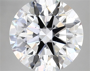 Picture of Lab Grown Diamond 3.48 Carats, Round with Ideal Cut, E Color, VVS2 Clarity and Certified by IGI