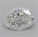Natural Diamond 3.01 Carats, Oval with  Cut, I Color, SI2 Clarity and Certified by GIA