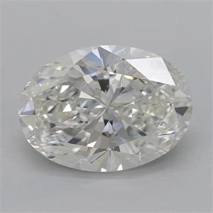 Picture of Natural Diamond 3.01 Carats, Oval with  Cut, I Color, SI2 Clarity and Certified by GIA