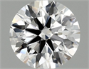 Lab Grown Diamond 1.47 Carats, Round with Ideal Cut, F Color, VVS2 Clarity and Certified by IGI
