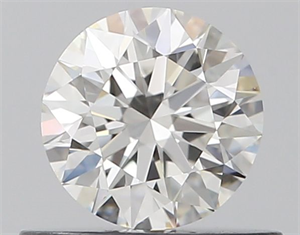 Picture of Natural Diamond 0.50 Carats, Round with Excellent Cut, G Color, VVS2 Clarity and Certified by GIA