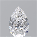 Natural Diamond 0.70 Carats, Pear with  Cut, D Color, VS1 Clarity and Certified by GIA