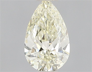 Picture of Natural Diamond 0.33 Carats, Pear with  Cut, N Color, VVS2 Clarity and Certified by GIA