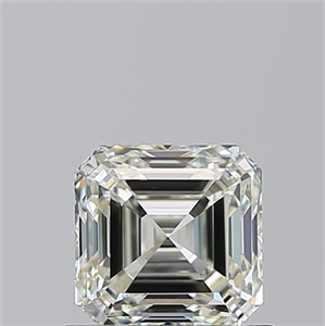Picture of Natural Diamond 0.90 Carats, Asscher with  Cut, L Color, VVS1 Clarity and Certified by GIA