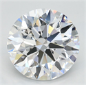 Del inventario de diamantes de laboratorio, 3.32 quilates, Redondo , Color D, claridad VVS1 y certificado GIA