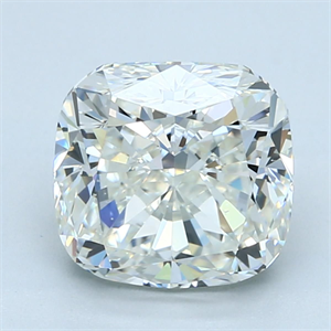 Foto Diamante Natural 4.02 quilates, Del cojín , Color J, claridad VS1 y certificado GIA de