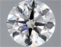 Natural Diamond 1.03 Carats, Round with Excellent Cut, E Color, SI1 Clarity and Certified by GIA