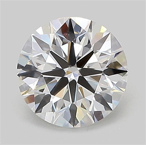 Picture of Lab Grown Diamond 1.28 Carats, Round with Ideal Cut, D Color, VVS2 Clarity and Certified by IGI