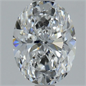 Natural Diamond 1.91 Carats, Oval with  Cut, E Color, VS1 Clarity and Certified by GIA