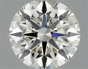 Picture of Natural Diamond 0.42 Carats, Round with Excellent Cut, H Color, VS1 Clarity and Certified by GIA