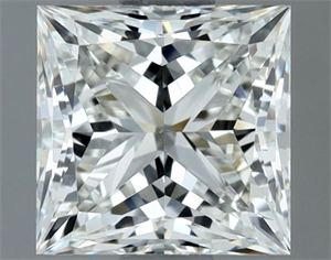Picture of Natural Diamond 1.03 Carats, Princess with  Cut, H Color, VVS1 Clarity and Certified by IGI