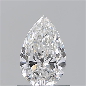 Picture of Natural Diamond 0.70 Carats, Pear with  Cut, E Color, VVS2 Clarity and Certified by GIA