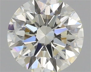 Picture of Natural Diamond 0.81 Carats, Round with Excellent Cut, K Color, VVS2 Clarity and Certified by GIA