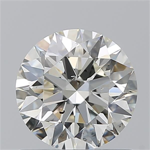 Picture of Natural Diamond 0.94 Carats, Round with Excellent Cut, K Color, SI1 Clarity and Certified by GIA