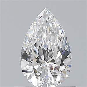 Picture of Natural Diamond 0.60 Carats, Pear with  Cut, D Color, VS1 Clarity and Certified by GIA