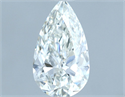Natural Diamond 0.70 Carats, Pear with  Cut, F Color, VVS1 Clarity and Certified by IGI