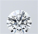 Lab Grown Diamond 1.54 Carats, Round with Ideal Cut, D Color, VS1 Clarity and Certified by IGI