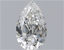 Natural Diamond 0.75 Carats, Pear with  Cut, E Color, VVS2 Clarity and Certified by GIA