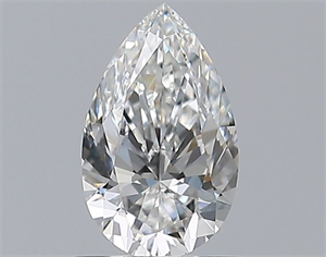 Picture of Natural Diamond 0.75 Carats, Pear with  Cut, E Color, VVS2 Clarity and Certified by GIA
