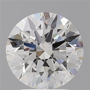 Picture of Lab Grown Diamond 3.50 Carats, Round with Ideal Cut, E Color, VS1 Clarity and Certified by IGI