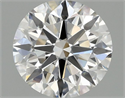 Lab Grown Diamond 1.54 Carats, Round with Excellent Cut, F Color, VS1 Clarity and Certified by IGI