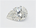 Natural Diamond 0.70 Carats, Pear with  Cut, E Color, SI2 Clarity and Certified by IGI