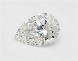 Picture of Natural Diamond 0.70 Carats, Pear with  Cut, E Color, SI2 Clarity and Certified by IGI