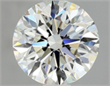 Natural Diamond 0.90 Carats, Round with Excellent Cut, I Color, VS2 Clarity and Certified by GIA