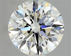 Picture of Natural Diamond 0.90 Carats, Round with Excellent Cut, I Color, VS2 Clarity and Certified by GIA