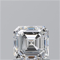 Diamante Natural 0.90 quilates, Asscher , Color E, claridad VVS2 y certificado GIA