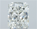 Natural Diamond 1.51 Carats, Radiant with  Cut, H Color, VS2 Clarity and Certified by GIA
