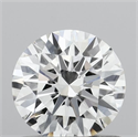 Lab Grown Diamond 0.75 Carats, Round with Ideal Cut, E Color, VVS1 Clarity and Certified by IGI