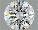 Natural Diamond 0.51 Carats, Round with Excellent Cut, I Color, SI1 Clarity and Certified by GIA