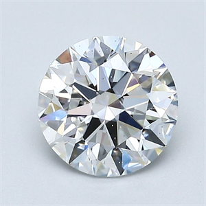 Foto Diamante Natural 1.50 quilates, Redondo , Color E, claridad SI1 y certificado GIA de