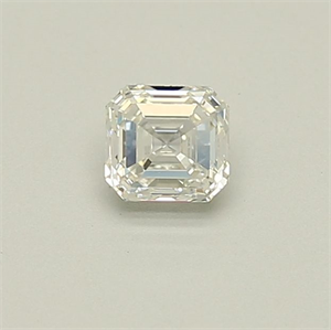 Picture of Natural Diamond 0.40 Carats, Asscher with  Cut, I Color, VS2 Clarity and Certified by GIA
