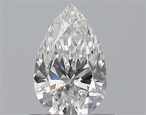 Picture of Natural Diamond 0.50 Carats, Pear with  Cut, F Color, SI1 Clarity and Certified by GIA