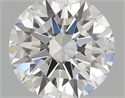 Diamante Natural 0.62 quilates, Redondo , Color H, claridad VS2 y certificado GIA