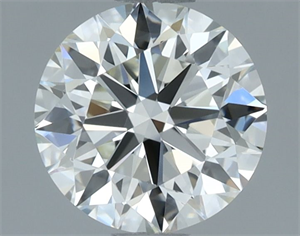 Picture of Natural Diamond 0.80 Carats, Round with Very Good Cut, I Color, VVS1 Clarity and Certified by IGI