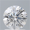 Natural Diamond 1.01 Carats, Round with Excellent Cut, D Color, I1 Clarity and Certified by GIA