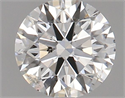 Natural Diamond 0.43 Carats, Round with Excellent Cut, H Color, SI2 Clarity and Certified by IGI