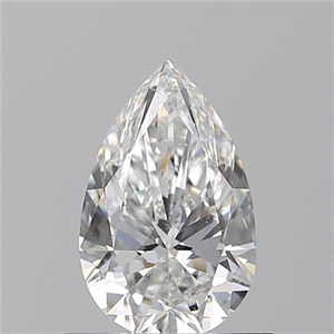 Picture of Natural Diamond 0.70 Carats, Pear with  Cut, F Color, SI1 Clarity and Certified by GIA