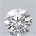 Diamante Natural 0.50 quilates, Redondo , Color J, claridad VVS2 y certificado GIA