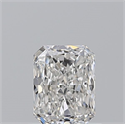 Natural Diamond 0.76 Carats, Radiant with  Cut, F Color, VVS1 Clarity and Certified by GIA