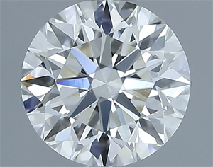 Picture of Natural Diamond 0.70 Carats, Round with Excellent Cut, G Color, VVS2 Clarity and Certified by IGI