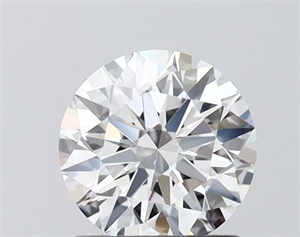 Picture of Lab Grown Diamond 1.25 Carats, Round with Excellent Cut, D Color, VVS1 Clarity and Certified by IGI