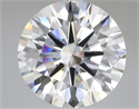 Lab Grown Diamond 7.04 Carats, Round with Ideal Cut, F Color, VVS2 Clarity and Certified by IGI
