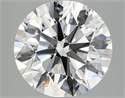 Lab Grown Diamond 3.01 Carats, Round with Ideal Cut, E Color, VS1 Clarity and Certified by IGI