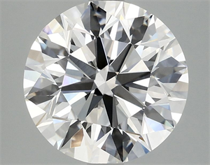 Picture of Lab Grown Diamond 3.01 Carats, Round with Ideal Cut, E Color, VS1 Clarity and Certified by IGI
