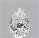 Diamante Natural 0.60 quilates, De pera , Color D, claridad VVS2 y certificado GIA